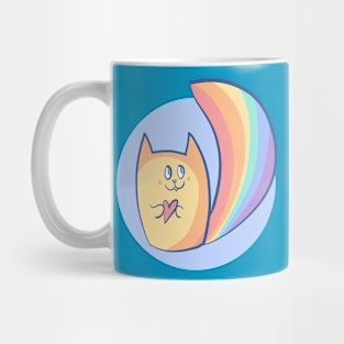 Rainbow Kittycat Mug